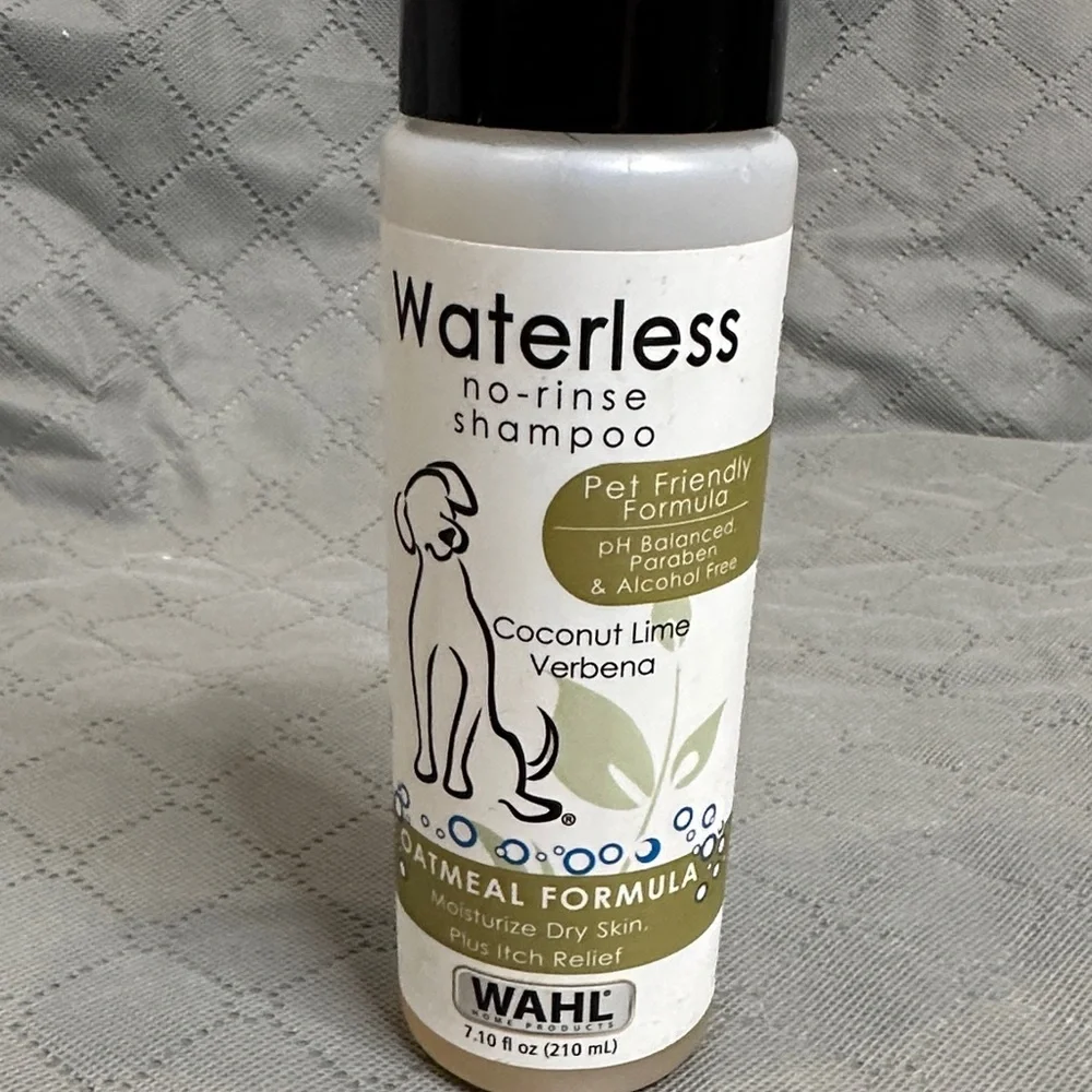 Wahl Waterless No Rinse Pet Shampoo Coconut Lime Verbena Scent NWOT Oatmeal